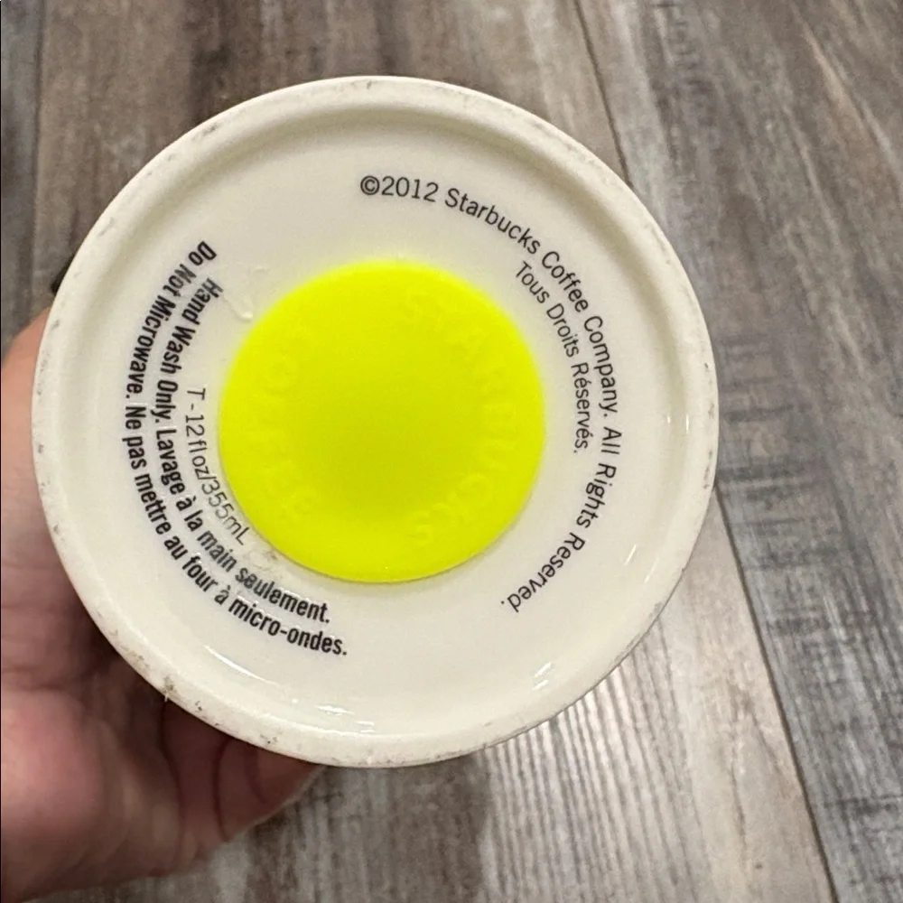 Rodarte Starbucks 2012 ceramic tumbler